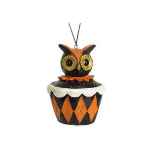 Johanna Parker Halloween Owl Cupcake Hanging Ornament